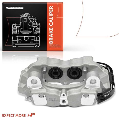 A-Premium Disc Brake Caliper Assembly Without Bracket Compatible with Audi Q7 2007-2015 & Porsche Cayenne 2003-2010 & Volkswagen Touareg, 3.0L 3.2L 3.6L 4.2L 4.5L 4.8L 5.0L - Rear Right Passenger Side in Saudi Arabia