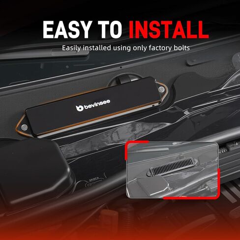 Bevinsee Cabin Aire Cowl Filtrar & Weather Guards Compatible with E90 E82 E88 E91 E92 E93 X1 E84 335i 135i 328i 325i, Black in Saudi Arabia