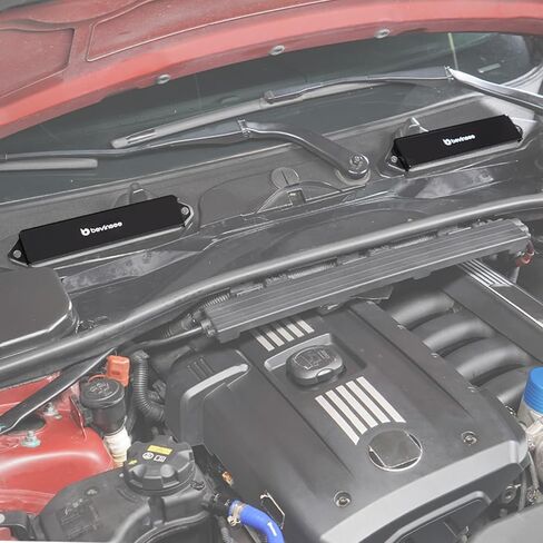 Bevinsee Cabin Aire Cowl Filtrar & Weather Guards Compatible with E90 E82 E88 E91 E92 E93 X1 E84 335i 135i 328i 325i, Black in Saudi Arabia