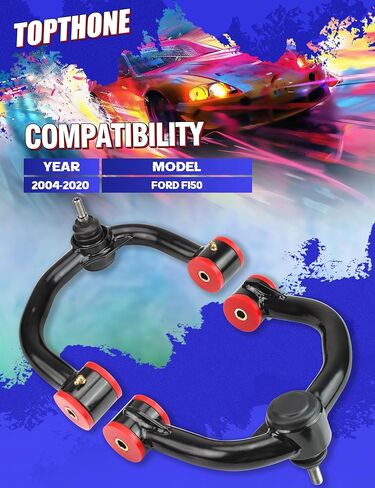 2-4" Lift Front Upper Control Arms for 2004-2020 Ford F150, 2007-2015 Ford Expedition, Lincoln Navigator, 2005-2008 Lincoln Mark LT - Heavy Duty Tubular Design with Greasable Ball Joints in Kuwait