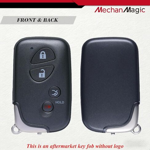 MechanMagic Key Fob استبدال جهاز التحكم عن بعد يناسب ES350 GS350 IS250 IS350 ISC ISF 2009 2010 2011 2012 الدخول الذكي بدون مفتاح التحكم عن بعد دفع زر البدء HYQ14AEM 89904-30C60 271451-6601 GNE in Saudi Arabia