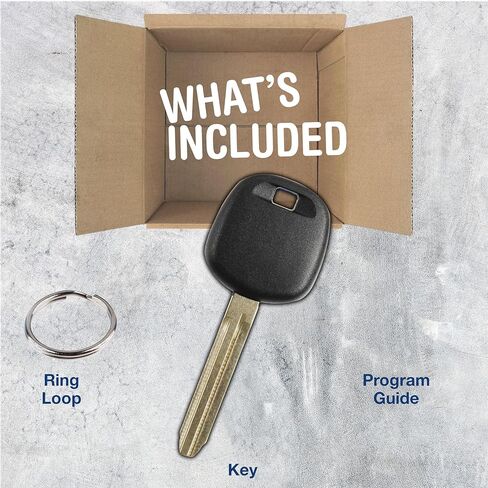 KeylessOption Car Key Replacement for 2010 2011 2012 2013 2014 2015 2016 2017 2018 2019 Toyota 4Runner Avalon Camry Corolla Prius Rav4 Tundra Tacoma Yaris Scion, TOY44G G Chip, Locksmith Required in Kuwait