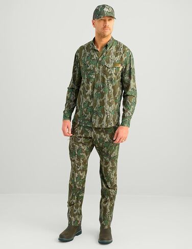 Nomad Men's Ambush Long Sleeve Button Down Camo Hunting Shirt in Saudi Arabia