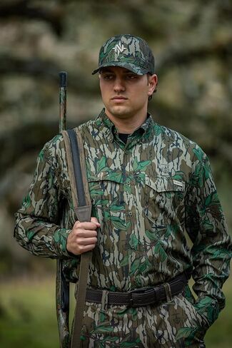 Nomad Men's Ambush Long Sleeve Button Down Camo Hunting Shirt in Saudi Arabia
