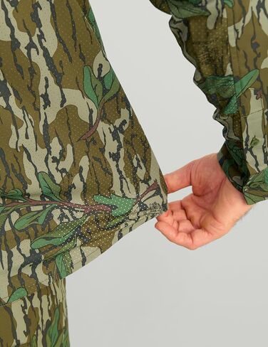 Nomad Men's Ambush Long Sleeve Button Down Camo Hunting Shirt in Saudi Arabia