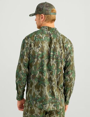Nomad Men's Ambush Long Sleeve Button Down Camo Hunting Shirt in Saudi Arabia