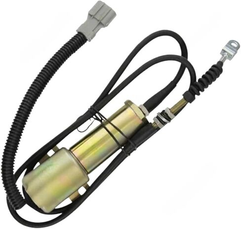 مفتاح صمام قطع زيت الملف اللولبي، 24 فولت، 11E1-60100-24، متوافق مع Hyundai R210 DH220-5، قطعة غيار الحفار in Saudi Arabia