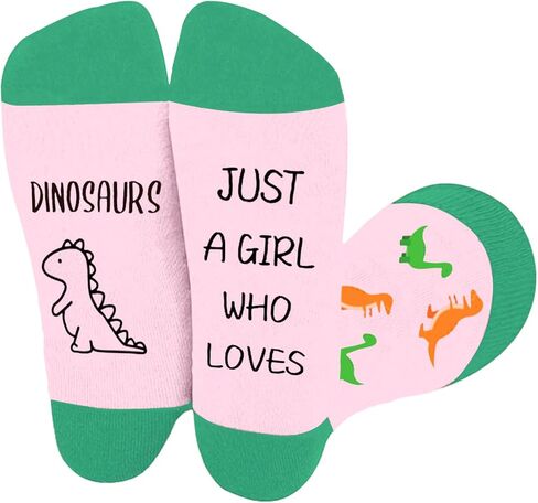 Funny Dinosaur Gifts for Women Girls Novelty Socks Dinosaur Lovers Gifts Ideas Christmas Birthday Thanksgiving Valentine's Day Anniversary Presents for Daughter Wife Sister Friends in Saudi Arabia
