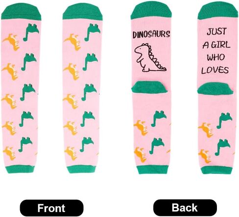 Funny Dinosaur Gifts for Women Girls Novelty Socks Dinosaur Lovers Gifts Ideas Christmas Birthday Thanksgiving Valentine's Day Anniversary Presents for Daughter Wife Sister Friends in Saudi Arabia
