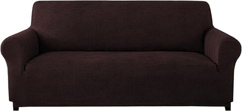 أغطية مقاعد molasofa - غطاء أريكة للأرائك الجلدية، أغطية مقاعد ناعمة وقابلة للغسل بجودة تشبه الجلد. غطاء أريكة غير محبب وغير قابل للانزلاق مكون من قطعة واحدة للحيوانات الأليفة والأطفال (01 بني) in Kuwait