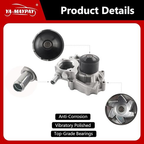 AW6049 Engine Water Pump Kit Compatible with Subaru Forester 2006-2010, Impreza 2006-2011, Legacy Outback 2006-2012 H4 2.5L Replace# 21111-AA320 21111-AA280 in Kuwait
