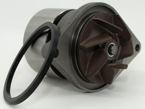 مضخة مياه Direct Fit A77703 للجرافة ذات العجلات W11B - جرار ديزل - مضخة تبريد مع حشية - معدة، مطلية - مع بكرة - تلبي مواصفات OEM أو تتجاوزها in Kuwait