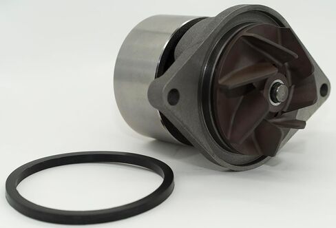 مضخة مياه Direct Fit A77703 للجرافة ذات العجلات W11B - جرار ديزل - مضخة تبريد مع حشية - معدة، مطلية - مع بكرة - تلبي مواصفات OEM أو تتجاوزها in Kuwait