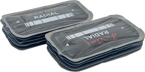 2.24" x 4.02" 10 pcs, 1 ply, Radial Repair Patch, Heavy Duty Tire Patches, Tire Puncture Repair Patch for Car Truck Bus Tractor Agricultural Vehicles in Kuwait