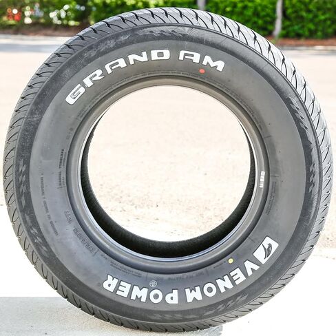 Venom Power Grand AM Truck/SUV All-Season Touring Radial Tire-275/60R15 275/60/15 275/60-15 107T Load Range SL 4-Ply RWL Raised White Letters in Saudi Arabia