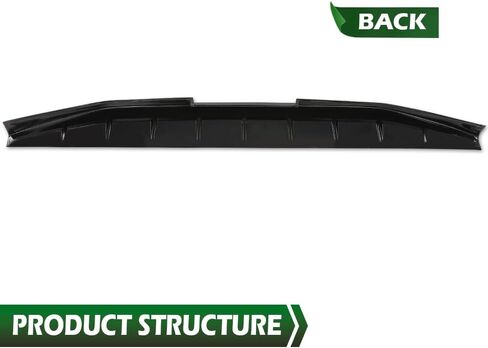 GRAND ORANGE Tailgate Rear Wing Spoiler Compatible with Ford F150 2015 2016 2017 2018 2019 2020 ABS Plastic Primer Black in Saudi Arabia