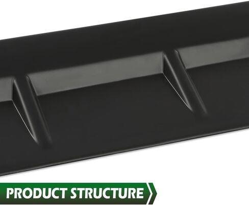GRAND ORANGE Tailgate Rear Wing Spoiler Compatible with Ford F150 2015 2016 2017 2018 2019 2020 ABS Plastic Primer Black in Saudi Arabia