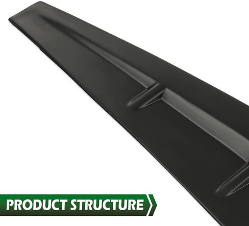 GRAND ORANGE Tailgate Rear Wing Spoiler Compatible with Ford F150 2015 2016 2017 2018 2019 2020 ABS Plastic Primer Black in Saudi Arabia