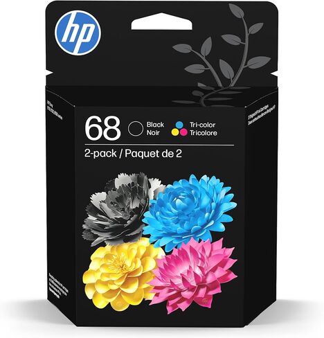 HP 68 Black Ink Cartridge | Works Envy 6100e, 6500e Series | Eligible for Instant Ink | 7FP21TN in Saudi Arabia