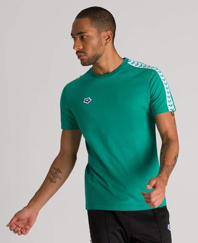 ARENA Men's Team T-Shirt Short Sleeve Crew Neck Slim Fit Casual Cotton Top Athletic Retro Vintage Logo Tee in Saudi Arabia