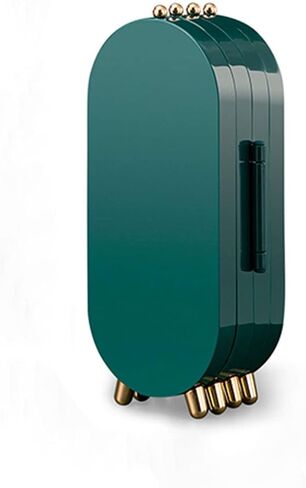 Jewelry Box Jewelry Boxes Womens Jewelry Boxes&Organizers-Travel Jewelry Holder-Jewelry Armoire with Mirror for Necklace Earrings Ring Artifact Jewelry Organizer Box(B) in Kuwait