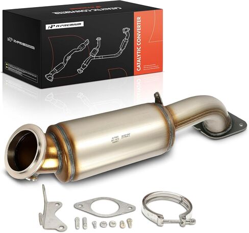 A-Premium Front Catalytic Converter with Gasket Kit Direct-Fit Compatible with Chevrolet Silverado 1500 & GMC Sierra 1500, 2019 2020 2021 2022 2023, 2.7L, E.P.A. Compliant in Saudi Arabia