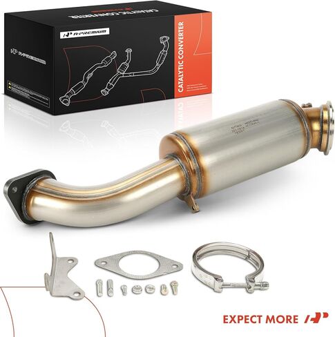 A-Premium Front Catalytic Converter with Gasket Kit Direct-Fit Compatible with Chevrolet Silverado 1500 & GMC Sierra 1500, 2019 2020 2021 2022 2023, 2.7L, E.P.A. Compliant in Saudi Arabia