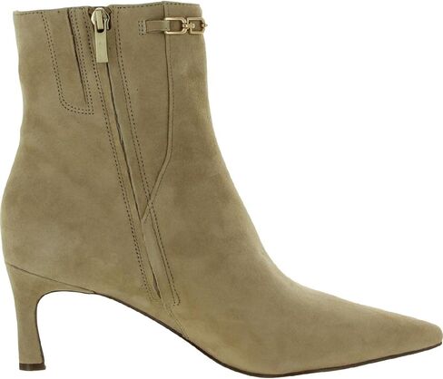 Naturalizer Womens Frida Suede Pointed Toe Ankle Boots Beige 8.5 Narrow (AA,N) in Saudi Arabia
