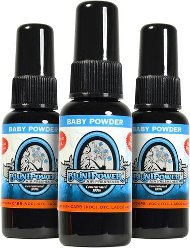 BluntPower 1 أوقية زجاجة معطر هواء مركز وزيت للموقد، نسيم المحيط (عبوة من 3) in Kuwait