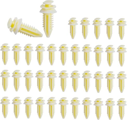 40 PCS Car Door Panel Chip Retainers, Plastic Door Panel Fasteners with Replacement Number 15545202, Car Door Clip Compatible with C3500, K1500, Silverado 1500, Sierra 1500 in Kuwait