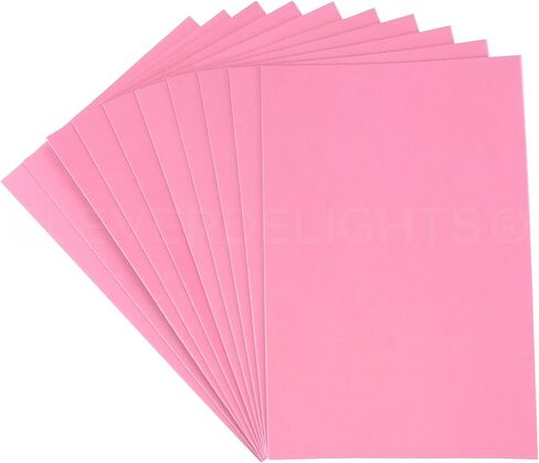 CleverDelights 8" x 12" Lavender Foam Sheets - 10 Pack - Large Self Adhesive Craft Sheets in Saudi Arabia