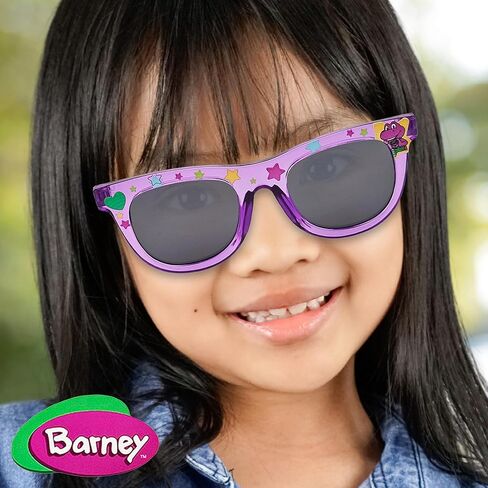 ARKAID Official Barney Sunglasses for Kids | Purple Dinosaur Shades for Fans | Safe UV 400 | One Size Fits Most Kids in Kuwait