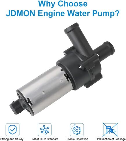 استبدال مضخة مياه المحرك المساعد JDMON لسيارة Audi A6 Allroad Quattro S4 2000-2002، TT Quattro 2000-2006، VW Golf Jetta 2002-2005 استبدال مضخة التبريد لـ 078965561 0392020039 0392020054 in Saudi Arabia