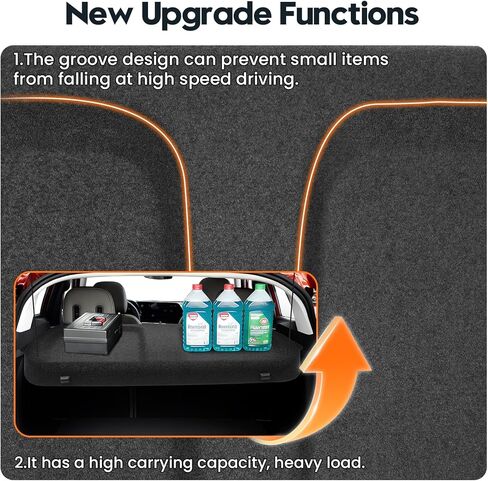 Powerty Cargo Cover for 2024 2025 2026 Chevy Trax Trunk Cover Cargo Cover Board Trunk Security Shield Shade Black for 2024 2025 2026 Chevrolet Trax Accessories in Saudi Arabia