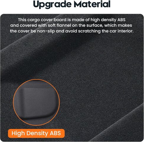 Powerty Cargo Cover for 2024 2025 2026 Chevy Trax Trunk Cover Cargo Cover Board Trunk Security Shield Shade Black for 2024 2025 2026 Chevrolet Trax Accessories in Saudi Arabia