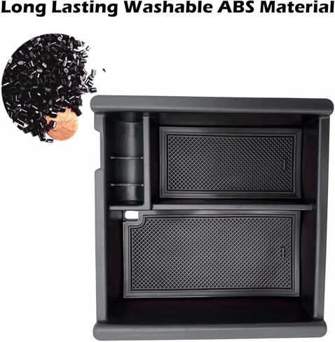 JOJOMARK Compatible with Toyota Tacoma Accessories Center Console Tray Organizer Armrest Box Secondary Storage Fits for Tacoma 2023 2022 2021 2020 2019 2018 2017 2016 (Black) in Saudi Arabia