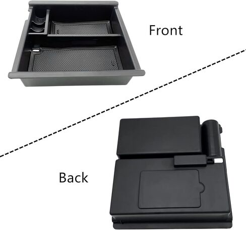 JOJOMARK Compatible with Toyota Tacoma Accessories Center Console Tray Organizer Armrest Box Secondary Storage Fits for Tacoma 2023 2022 2021 2020 2019 2018 2017 2016 (Black) in Saudi Arabia