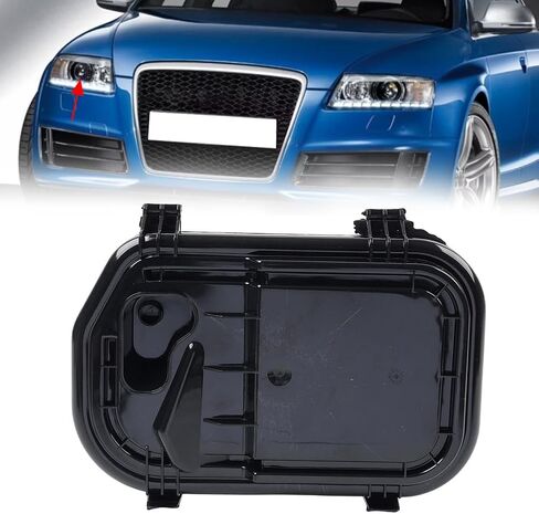 SIKUAI 4F0941158 Light Protective Caps Headlight Cover Exterior Accessories 1Pc For Audi A6 / S6 / RS6 C6 05-2011 ABS Right in Kuwait