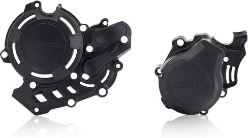 Acerbis X-Power Crankcase and Ignition/Clutch Cover Kit Black Compatible with KTM 450SX-F/450XC-F 2016-2022/500EXC-F 2017-2023/Compatible with Husqvarna FC450 2016-2022/FX450 2017-2022 - 2709760001 in Saudi Arabia