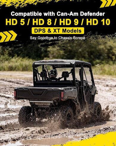 طقم رفع التعليق 3 بوصة متوافق مع Can-Am Defender HD 5 / HD 8 / HD 9 / HD 10 (نماذج DPS وXT)، تحسين الخلوص الأرضي ويسمح بإطارات تصل إلى 28 بوصة، ملحق للطرق الوعرة in Kuwait