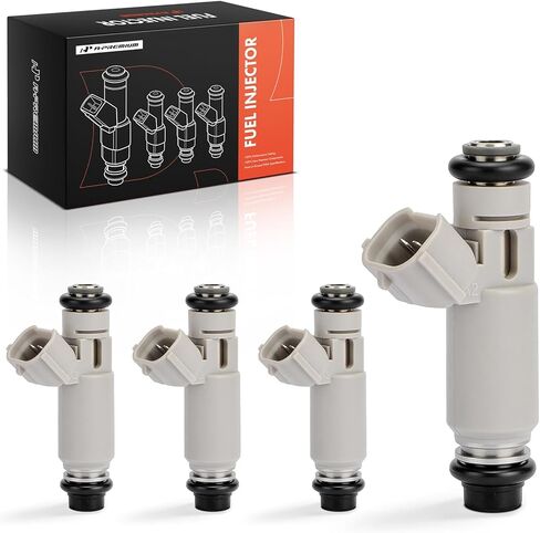 A-Premium 12 Holes Set of 4 Fuel Injectors Compatible with Hyundai Elantra 2007-2008 & Kia Spectra 2007-2009, Spectra5 2007-2009, 2.0L, with California Emissions in Saudi Arabia
