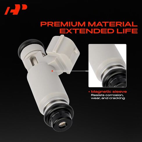 A-Premium 12 Holes Set of 4 Fuel Injectors Compatible with Hyundai Elantra 2007-2008 & Kia Spectra 2007-2009, Spectra5 2007-2009, 2.0L, with California Emissions in Saudi Arabia
