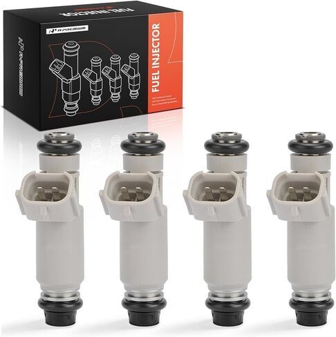 A-Premium 12 Holes Set of 4 Fuel Injectors Compatible with Hyundai Elantra 2007-2008 & Kia Spectra 2007-2009, Spectra5 2007-2009, 2.0L, with California Emissions in Saudi Arabia