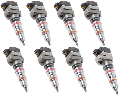Diesel Fuel Injector Set For Ford F250 F350 E350 E450 Excursion 7.3L PowerStroke Diesel 1999.5 2000 2001 2002 2003 - BuyAutoParts 35-80114FN Remanufactured in Saudi Arabia