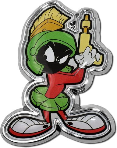 Elektroplate Looney Tunes Marvin The Martian All Metal Emblem for Cars, Trucks, and All Auto | Universal Fit at 3.2" x 2.4" | Weatherproof in Saudi Arabia