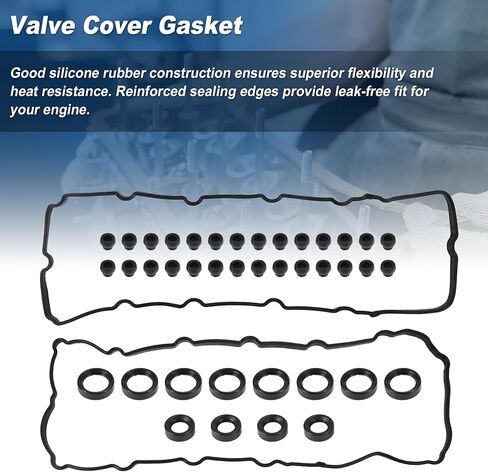 Engine Valve Cover Gasket Set for Ford F-150 for Mustang 5.0L V8 2015 2016 2017 Replace 263-207 263-20 263207 ER3Z6584A 263206 ER3Z6584B in Saudi Arabia