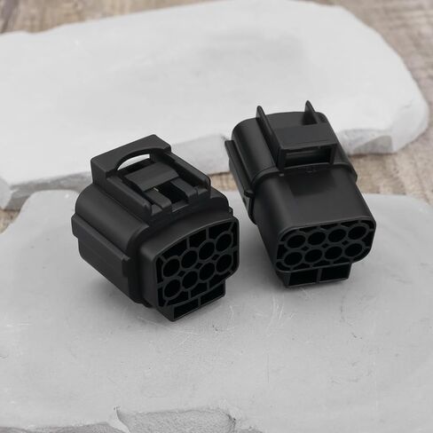 The Lord of the Tools 2 Sets of 8 Pin Waterproof Electrical Connector Plug Kit 1.8MM AWG Connector Terminal Set for Motorcycle Scooter Car Truck Quad ATV UTV in Saudi Arabia