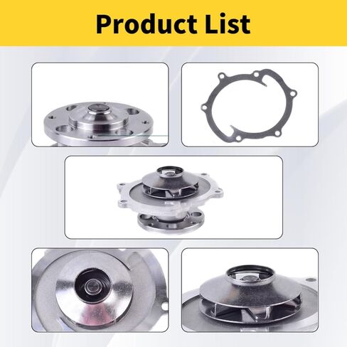 AW5103 Water Pump Kit with Gasket Compatible with Buick Cadillac Chevrolet GMC Pontiac Saab Saturn Suzuki 2.8L 3.0L 3.6L V6 engine Replacement in Saudi Arabia