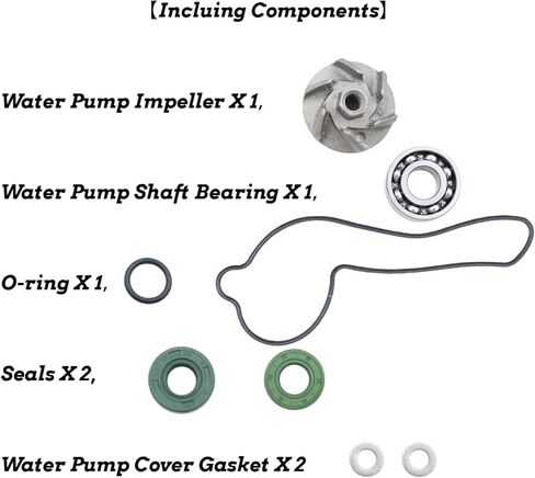 KARSEE Water Pump Repair Kit with Bearings Impeller Seal Compatible with Honda CRF150R/CRF150R Expert/CRF150RB Big Wheel 2007-2009, 2012-2024 in Saudi Arabia