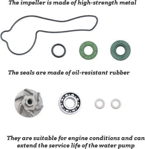 KARSEE Water Pump Repair Kit with Bearings Impeller Seal Compatible with Honda CRF150R/CRF150R Expert/CRF150RB Big Wheel 2007-2009, 2012-2024 in Saudi Arabia